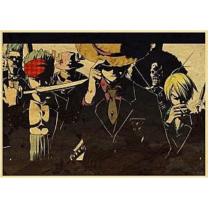 One Piece Straw Hat Crew Costume Poster OMN1111