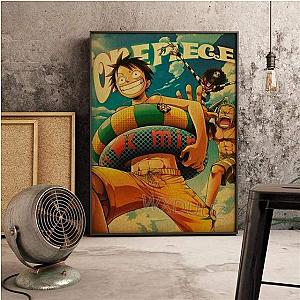 One Piece Luffy at the Beach Poster OMN1111