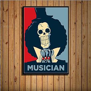 One Piece Poster Musician brook OMN1111