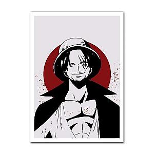 Poster One Piece One Of The 4 Shanks Emperors And The Blood Moon OMN1111