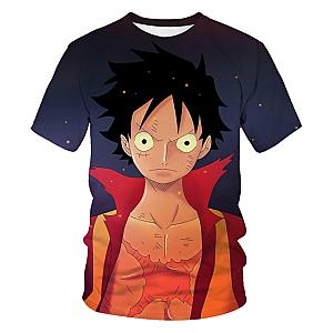 One Piece T-shirt - One Piece Anime Tops Cartoon T-shirts