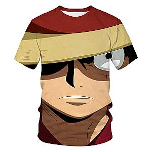 One Piece T-shirt - One Piece Anime Tops Cartoon Tshirts Boys Tees