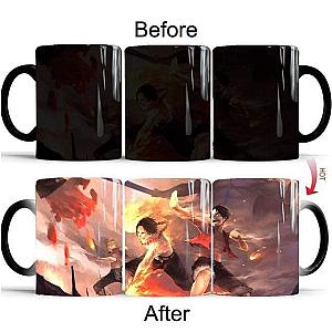 One Piece Luffy And Ace Magic Mug OMN1111