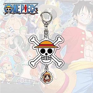 One Piece Keychain Luffy Symbol OMN1111