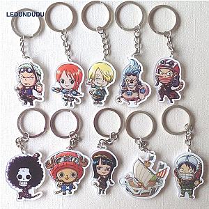 Lot Of 10 One Piece Keychains OMN1111