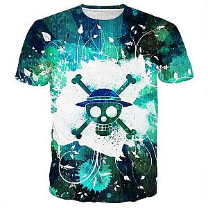 One Piece Logo Luffy Printed Jersey OMN1111