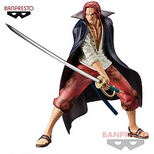 In Stock BANPRESTO ONE PIECE RED DXF Shanks 17Cm 100% Original PVC Anime Figure AL1609