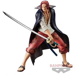 In Stock New Original BANPRESTO Janpanese Anime One Piece FILM RED SHANKS PVC Action Figure AL1609