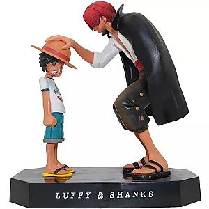 17cm One Piece Anime Figure Four Emperors Shanks Figurine AL1609