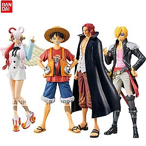 Bandai Movie ONE PIECE FILM RED DXF THE GRANDLINE LADY Shanks Luffy Model Toys Gift AL1609