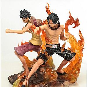 One Piece Luffy &amp; Ace action figure OP1909