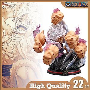 One Piece 16cm Luffy Gear 5 Sun God Nika PVC Model Action Figures