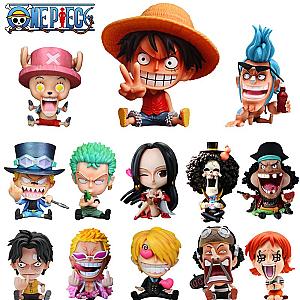 16 Style Anime One Piece Luffy Zoro PVC Action Figures Cute Figure Toys AL1609