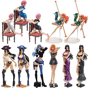 Action Figure One Piece Pirate Boa Hancock Reiju Vivi Sexy Doll Anime Figure AL1609