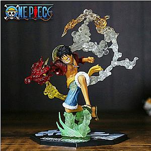 One Piece Anime Monkey·D·Luffy Roronoa Ace Pvc Action Model Collection AL1609