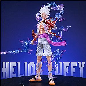 Anime One Piece Luffy GEAR 5 Figurine 21CM Nika Sun God Action Figures AL1609