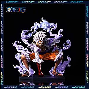 One Piece Luffy Gear 5 Anime Action Figure Sun God Nika Luffy Figurine AL1609