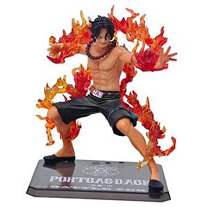 One Piece Portgas D Ace Battle Fire Action Figures Toys Japan Anime Collectible Figurines AL1609