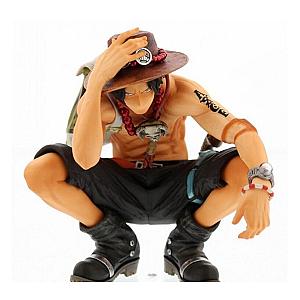 One Piece Action Figures - Ace Crouching One Piece Figure OMS0911