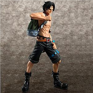 One Piece Action Figures - Ace One Piece Figure Interchangeable Position OMS0911