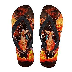 One Piece Slippers - Ace One Piece Flip Flops OMS0911