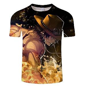 One Piece T-Shirts - Ace The Son Of Roger One Piece T-Shirt OMS0911