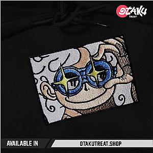 Gear 5 Blue Glasses Embroidered Hoodie / T-shirt