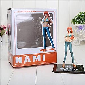 One Piece Action Figures - Dead or Alive Nami One Piece figure on base OMS0911