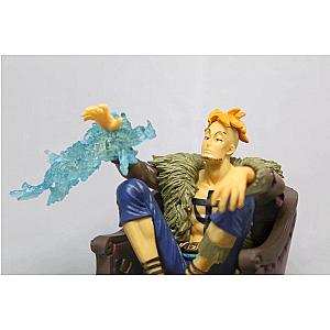 One Piece Action Figures - Marco With Blue Flames One Piece Figurine OMS0911