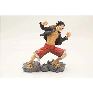 One Piece Action Figures - Monkey D Luffy One Piece Figure Black Jacket OMS0911