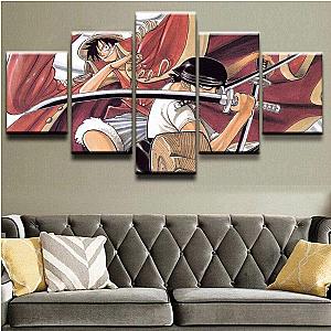 One Piece Wall Arts - One Piece board Luffy and Zoro OMS0911