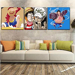 One Piece Wall Arts - One Piece board Luffy and Law OMS0911