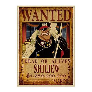 One Piece Posters - Search Notice Shiliew wanted OMS0911