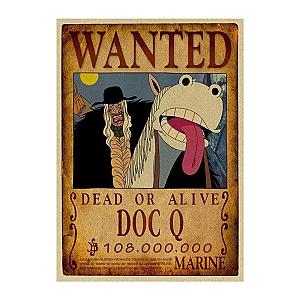 One Piece Posters - Wanted search notice Doc Q OMS0911