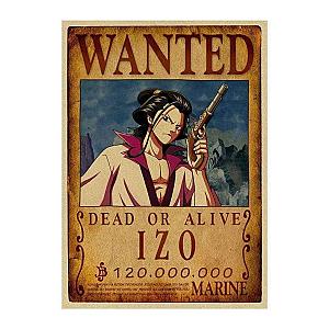 One Piece Posters - Wanted Izo search notice OMS0911