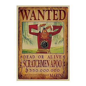 One Piece Posters - Wanted Search Notice Scratchmen Apoo OMS0911