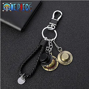 One Piece Keychain - Anime Luffy Roronoa Zoro Portgas·D· Ace Car Bag Keychain