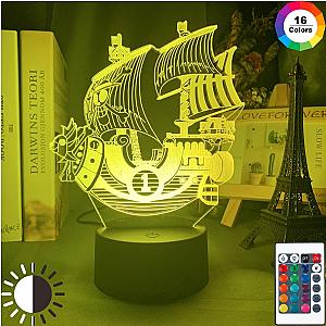 One Piece Merch - Thousand Sunny 3D LED Illusion Lamp MNK1108