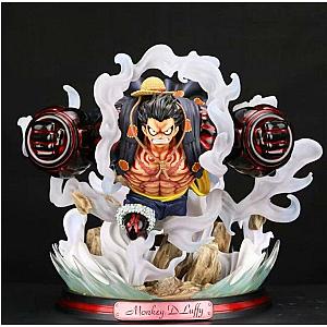 One Piece Merch - Monkey D. Luffy Statue Double Fist Gear Fourth MNK1108