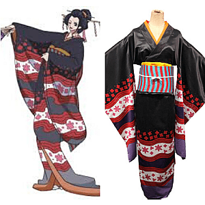 One Piece Merch - Nico Robin Kimono Cosplay Costume ANM0608