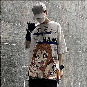 One Piece Merch - Nami Streetwear T-Shirt ANM0608