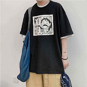 One Piece Merch - Monkey D. Luffy Japanese Manga Streetwear T-Shirt ANM0608