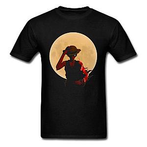 One Piece Merch - Monkey D. Luffy Moon T-Shirt ANM0608