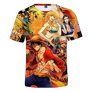 One Piece Merch - Straw Hat Pirates United T-Shirt ANM0608