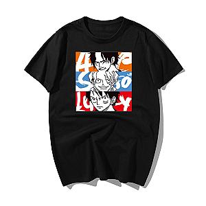 One Piece Merch - Ace Sabo Luffy T-Shirt ANM0608