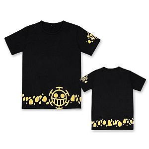 One Piece Merch - Trafalgar D. Water Law Jolly Roger T-Shirt ANM0608