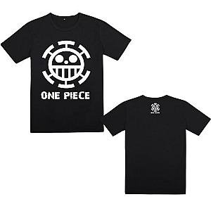 One Piece Merch - Trafalgar Law Jolly Roger T-Shirt ANM0608