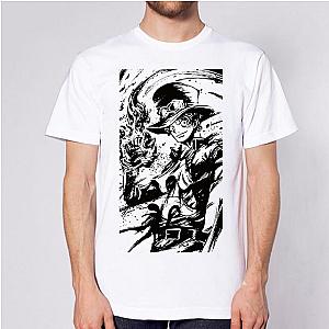 One Piece Merch - Black & White Sabo T-Shirt ANM0608