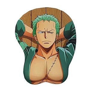 One Piece Merch - Roronoa Zoro Wrist Rest Mouse Pad ANM0608