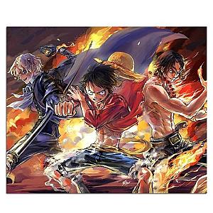 One Piece Merch - Sabo Luffy Ace Mouse Pad ANM0608